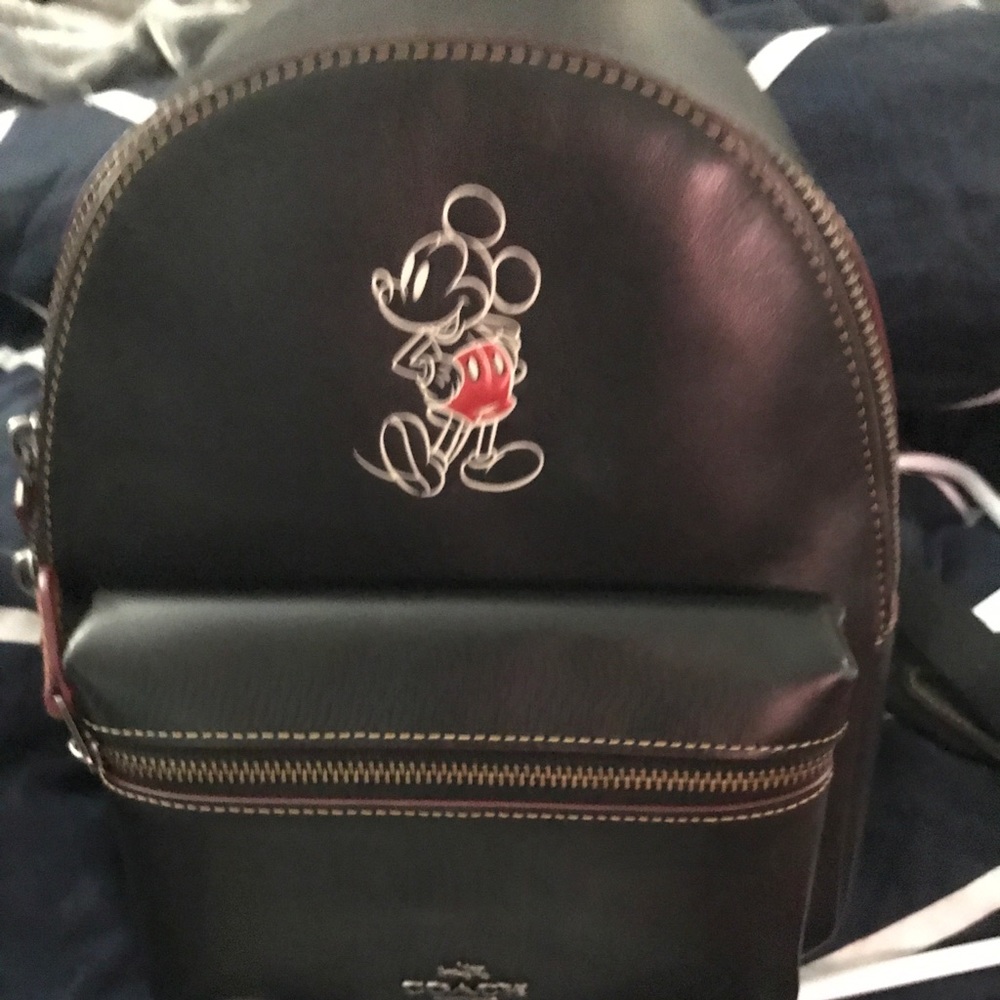 Coach Mickey Mouse backpack